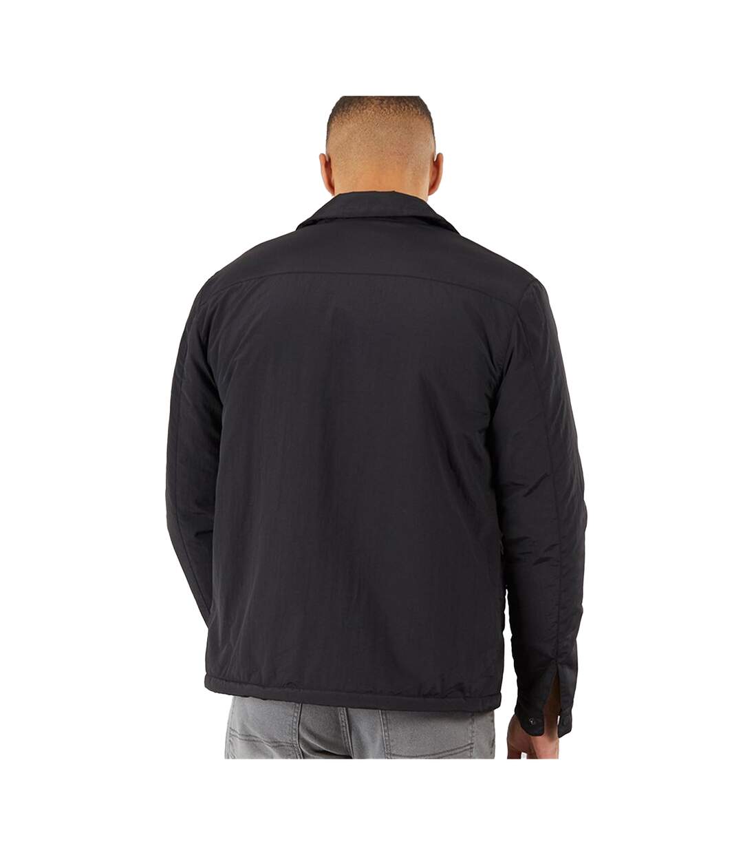 Veste-chemise Pearson Homme Noir Brave Soul-2