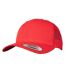 Casquette Trucker Motif/style Rétro Rouge Flexfit-3