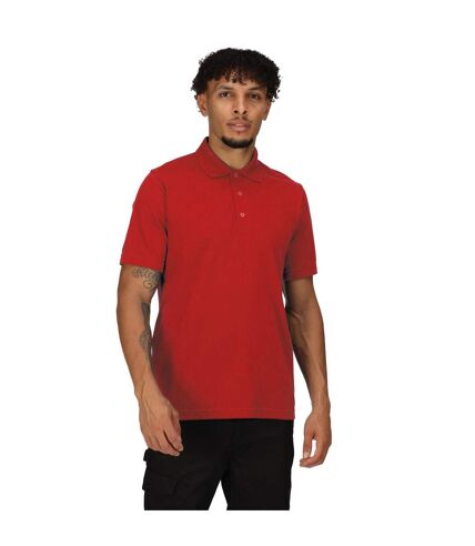 Regatta Mens Pro 65/35 Short-Sleeved Polo Shirt (Classic Red)