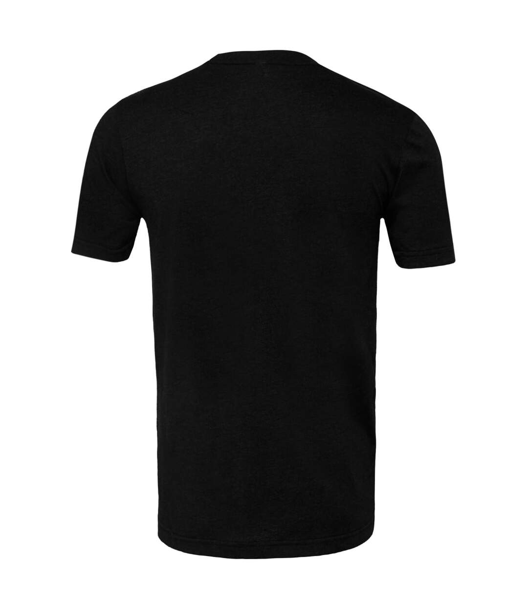 Unisex Adult T-shirt Black Heather Bella + Canvas-2
