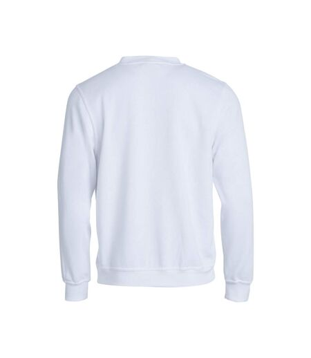 Sweat basic adulte blanc Clique