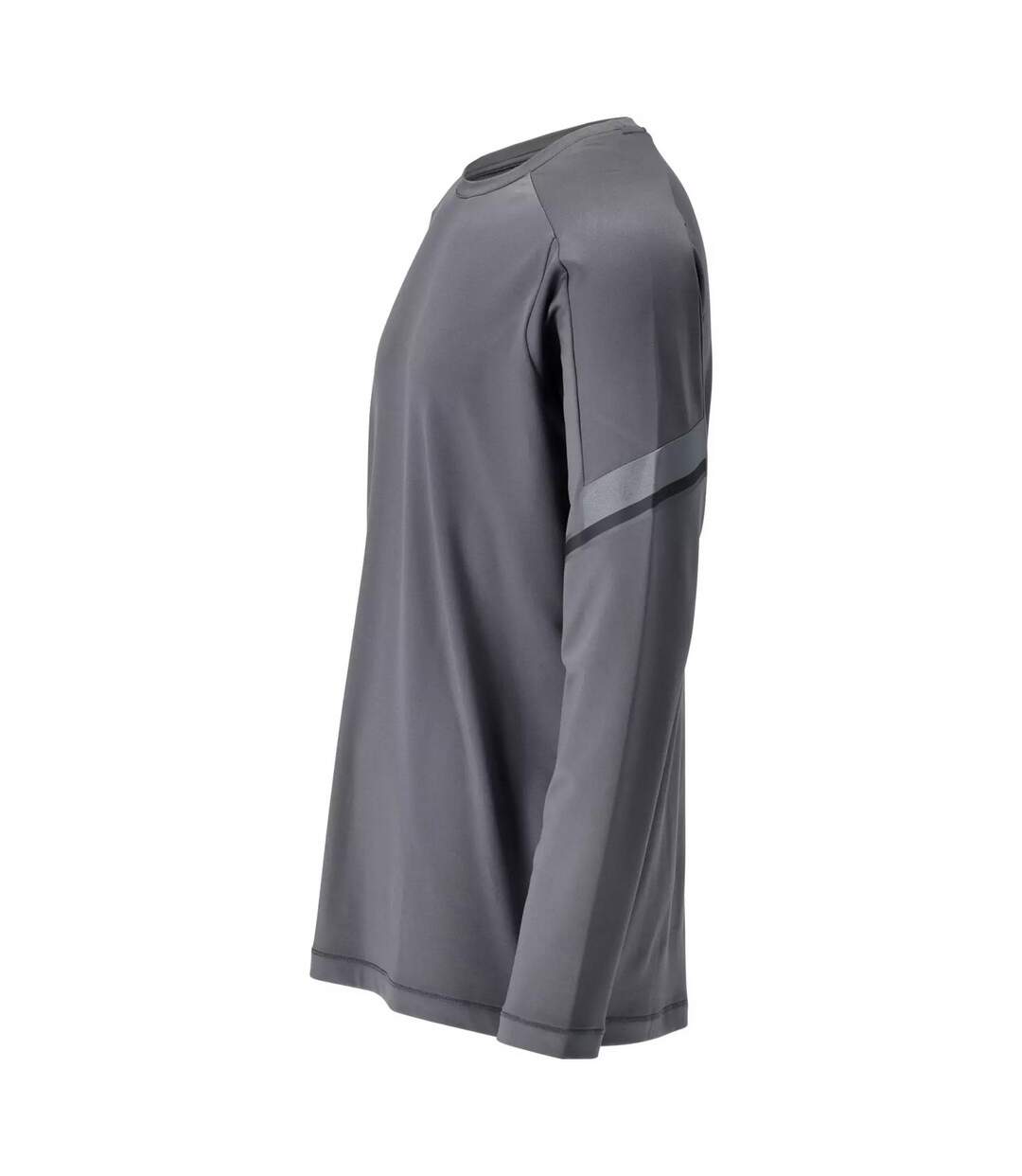 T-shirt Manches Longues Customised Homme Gris Pierre Mascot-3