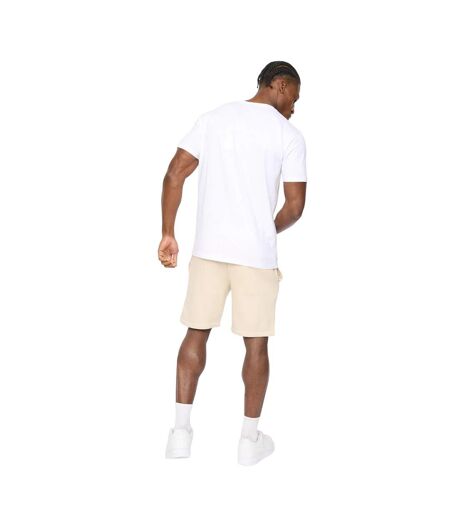 T-shirt Bardon Homme Blanc Crosshatch
