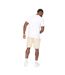 T-shirt Bardon Homme Blanc Crosshatch-4