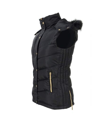Coldstream Womens/Ladies Leitholm Quilted Gilet (Black)