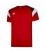 Mens Training Jersey Vermillion Chili Pepper Red Brilliant White Umbro-1