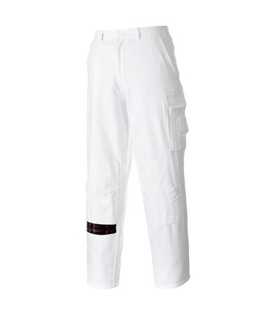 Portwest Mens S817 Work Trousers (White)