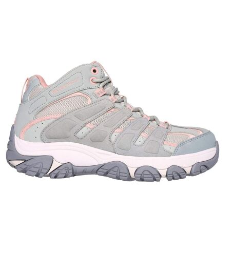 Womens/ladies Adventurer Waterproof Walking Shoes Sage Skechers