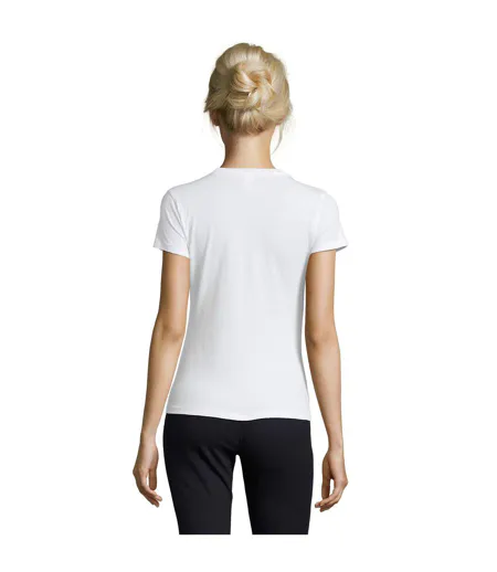 Womens/ladies Regent T-shirt White SOLS
