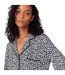 Ensemble De Pyjama Motif/style Lettres Femme Noir DKNY-4