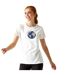 T-shirt fingal femme blanc / globe terrestre Regatta