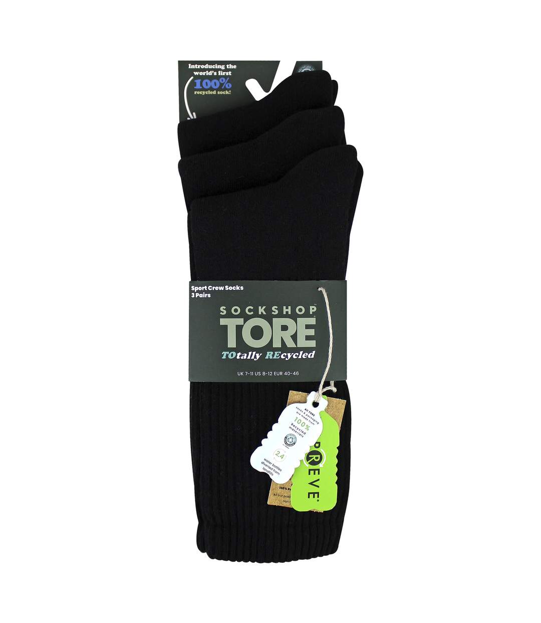 3 Pack Mens Plain Crew Sport Socks - Soft Cotton Everyday Athletic Socks-2