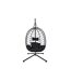 Fauteuil Suspendu Zadar 109cm Noir-2
