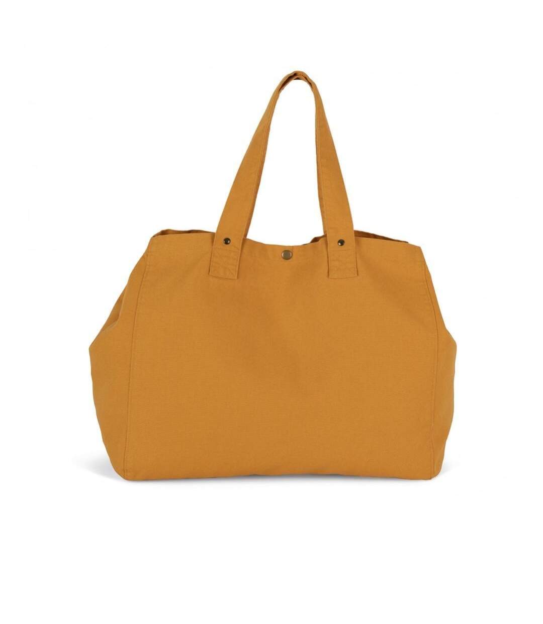 Sac shopping en coton délavé - KI3208 - jaune tournesol sunflower-1
