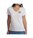 T-Shirt blanc femme tbs  arctique lavande 26-1