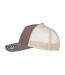 Flexfit Unisex Adult Two Tone 5 Panel Trucker Cap (Brown/Khaki) - UTRW9095