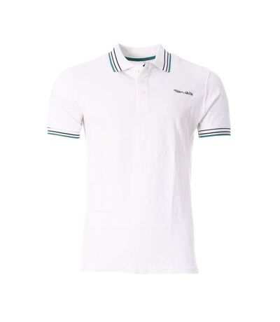 Polo blanc homme teddy smith pasian 11306339d - l