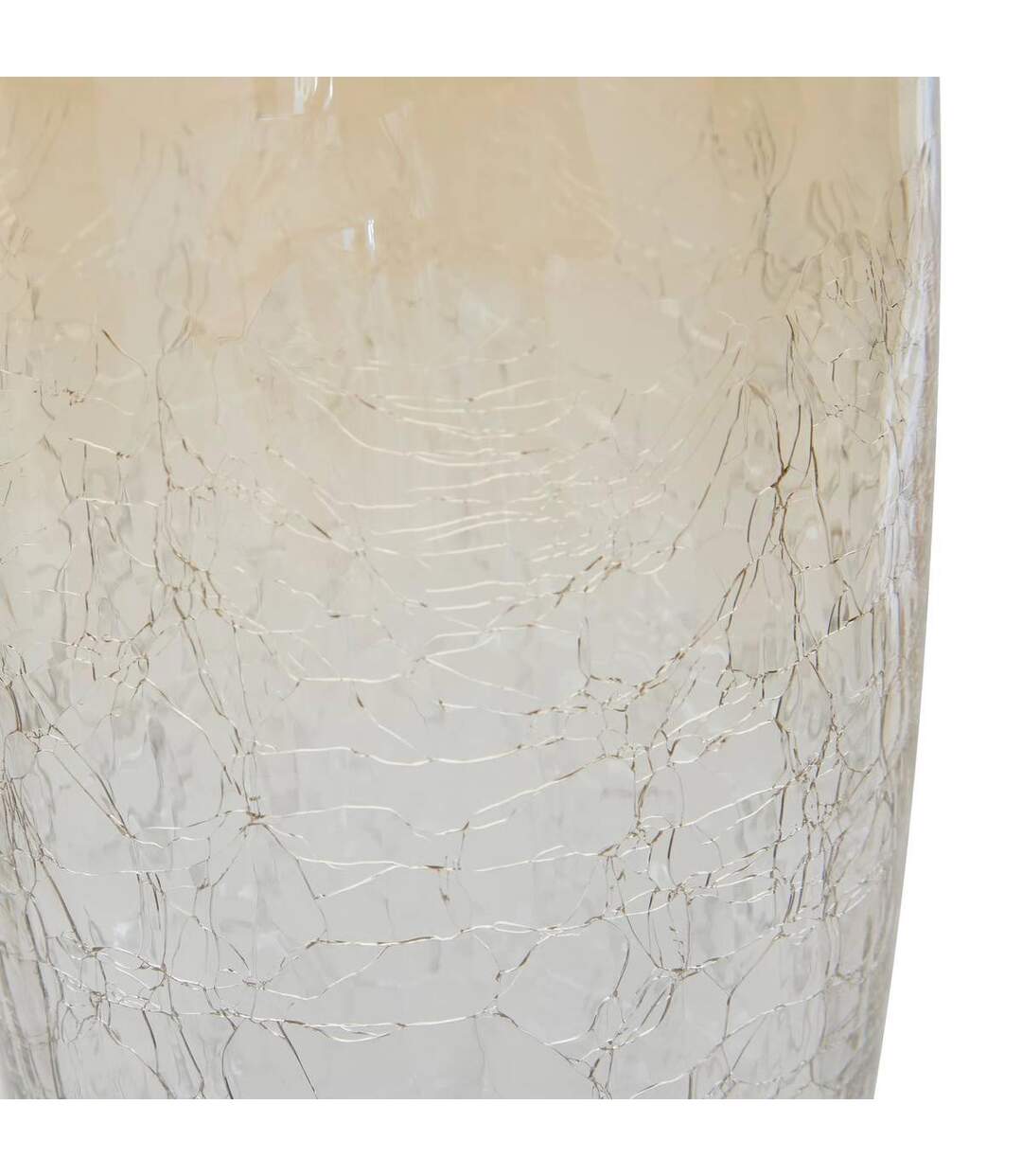 Vase en Verre Craquelé Alexis 40cm Transparent-3