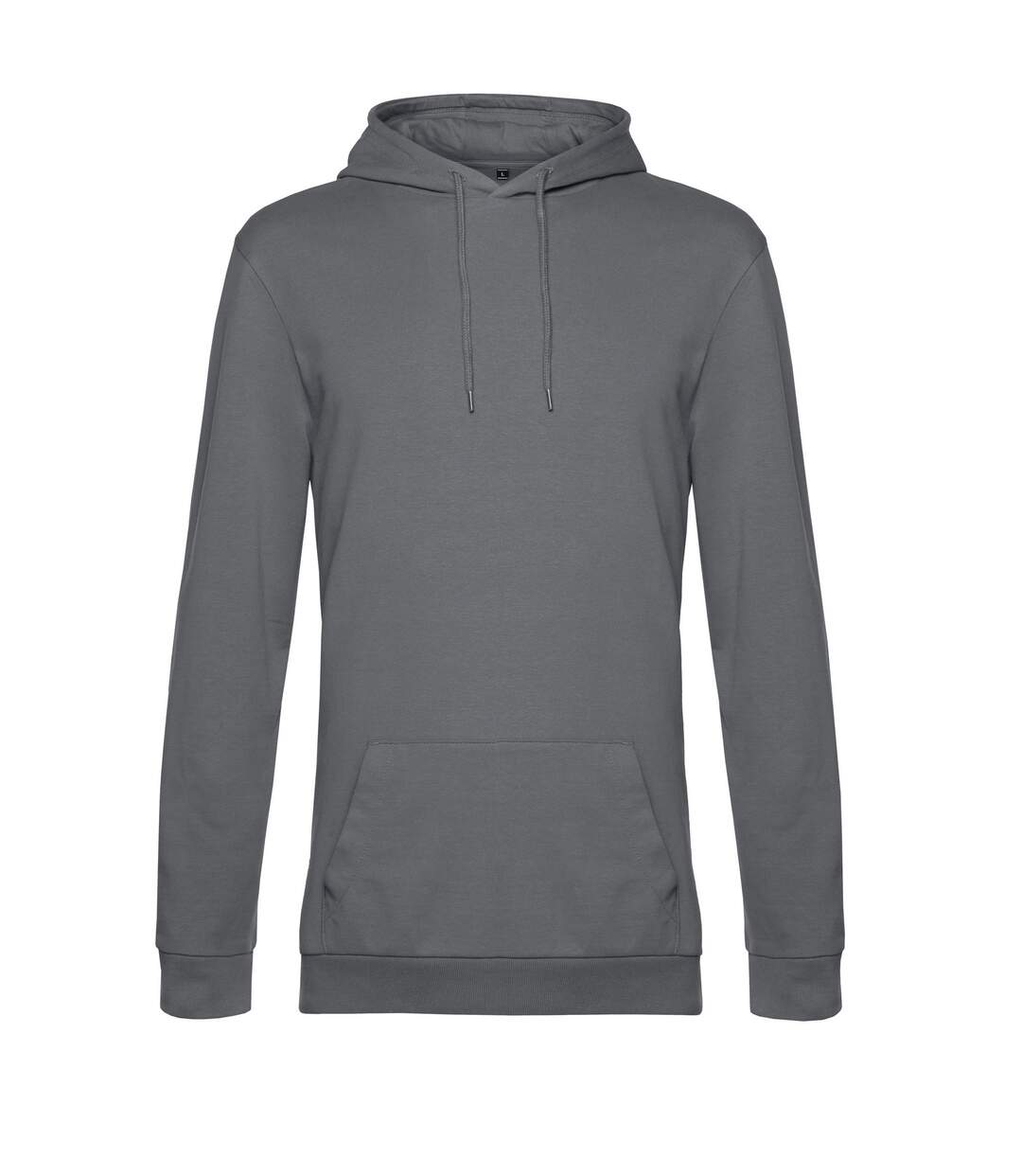 Sweat À Capuche Motif/style Chiné Homme Gris B&C-1