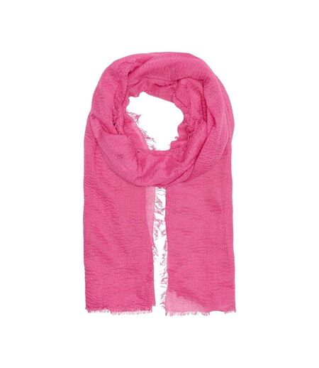Foulard rose fushia femme only fluffa