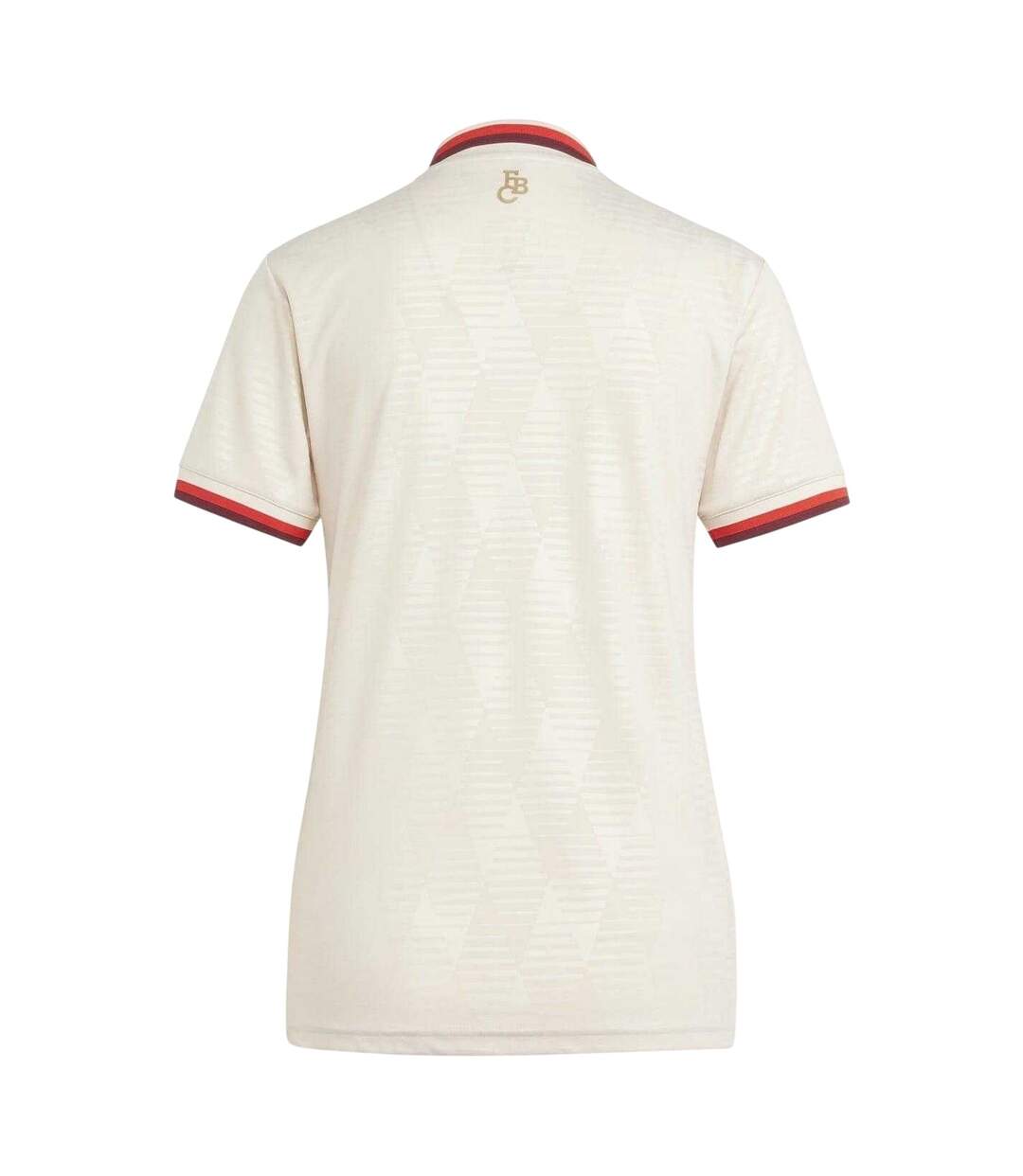 Maillot De Foot Motif/style Fc Barcelone Femme Beige Clair Adidas-3