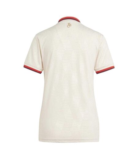 Maillot De Foot Motif/style Fc Barcelone Femme Beige Clair Adidas
