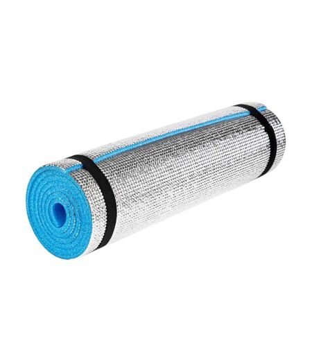 Tapis De Couchage Eiger 180 Cm X 50 Cm Bleu Gris Argenté Spokey
