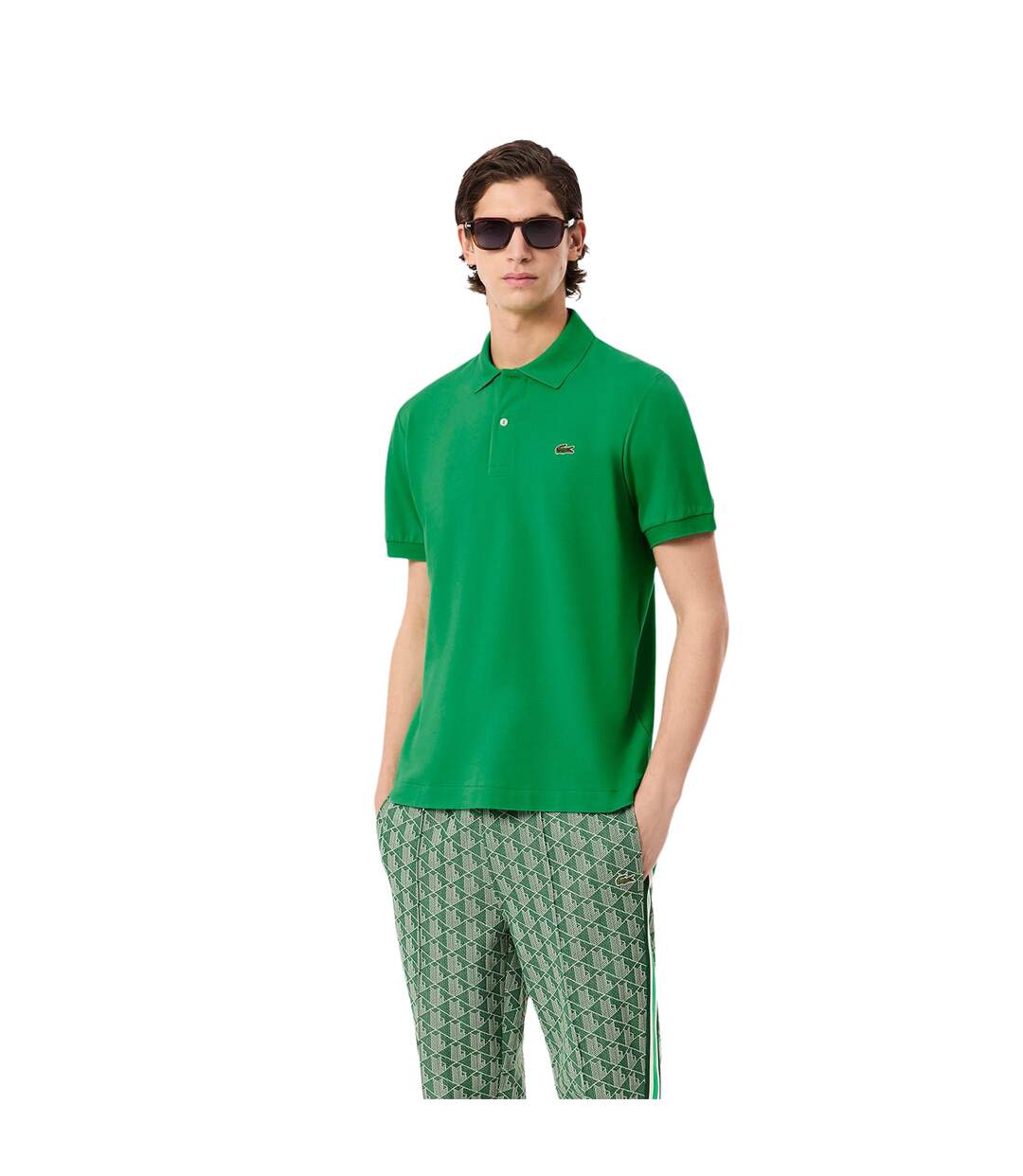 Polo L.12.12 Homme Vert Lacoste-4