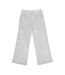 Womens/ladies plush fleece lounge pants silver grey Brand Lab-1