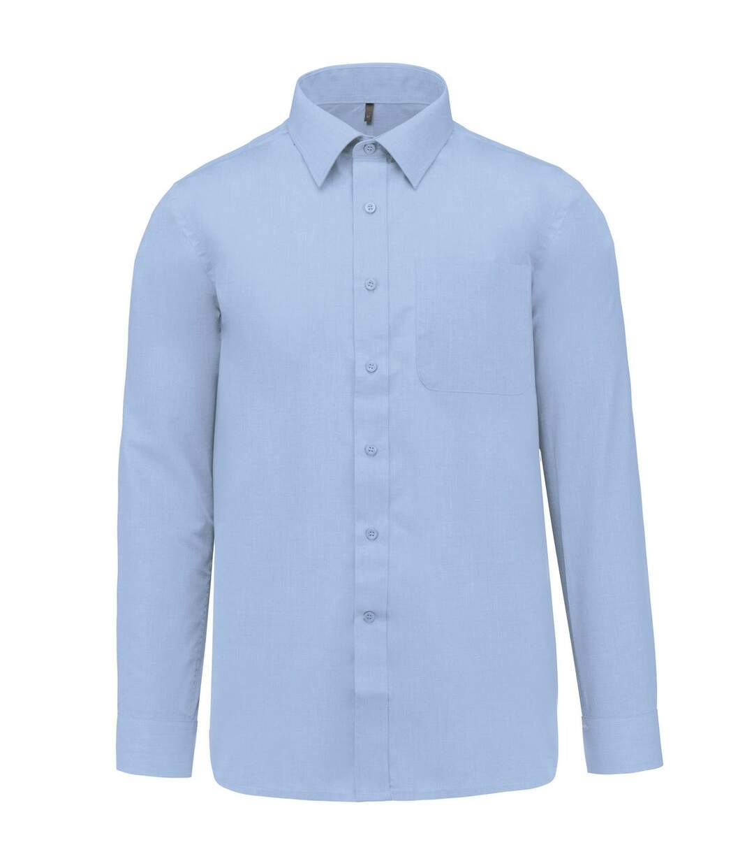 Chemise popeline manches longues - Homme - K545 - bleu ciel