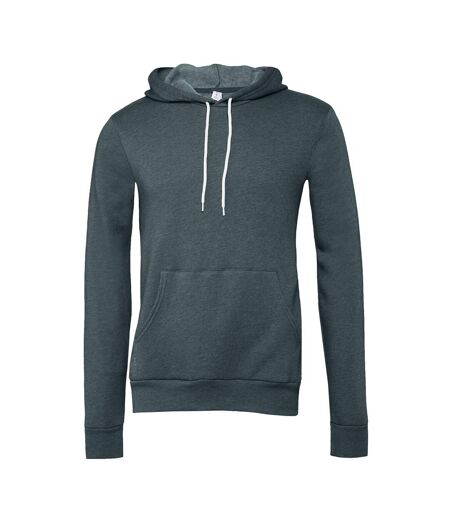 Sweatshirt Polaire À Capuche Unisexe Ardoise Chiné Bella + Canvas