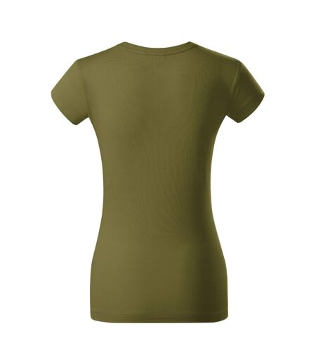 Womens/ladies Exclusive T-shirt Green Malfini