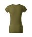 Womens/ladies Exclusive T-shirt Green Malfini-2