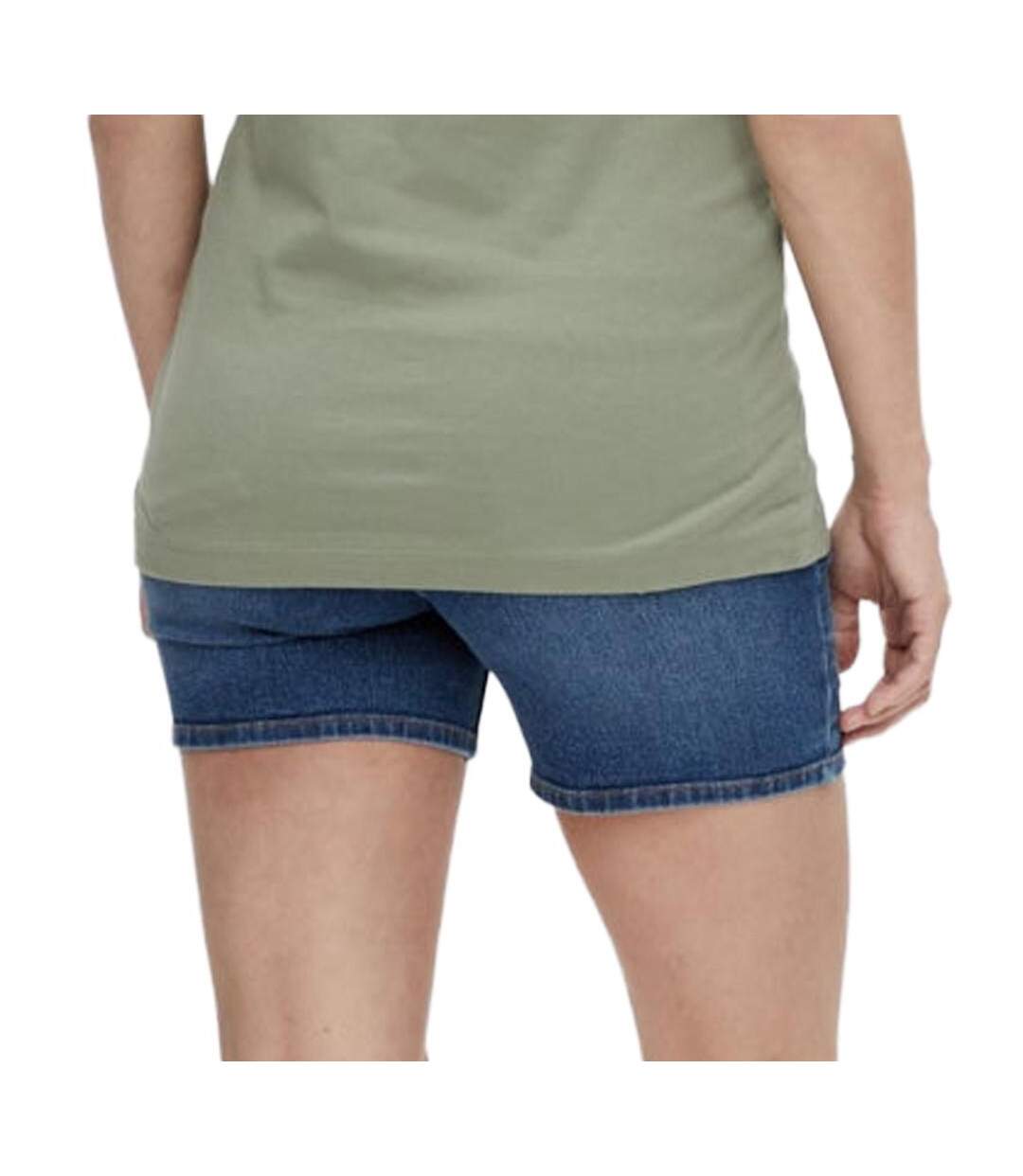 Short de Grossesse en Jean Bleu Femme Mamalicious Lamy - L