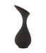 Vase Design en Aluminium Olivia 45cm Noir-1