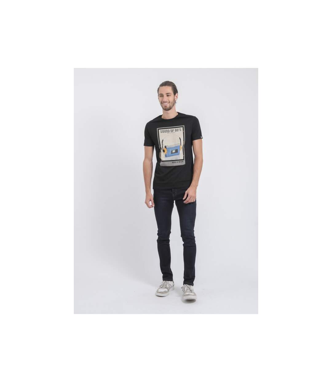 T-shirt col rond pur coton JALSONIC-4