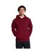 Mens Essential Fleece Raglan Hoodie Red Under Armour-4
