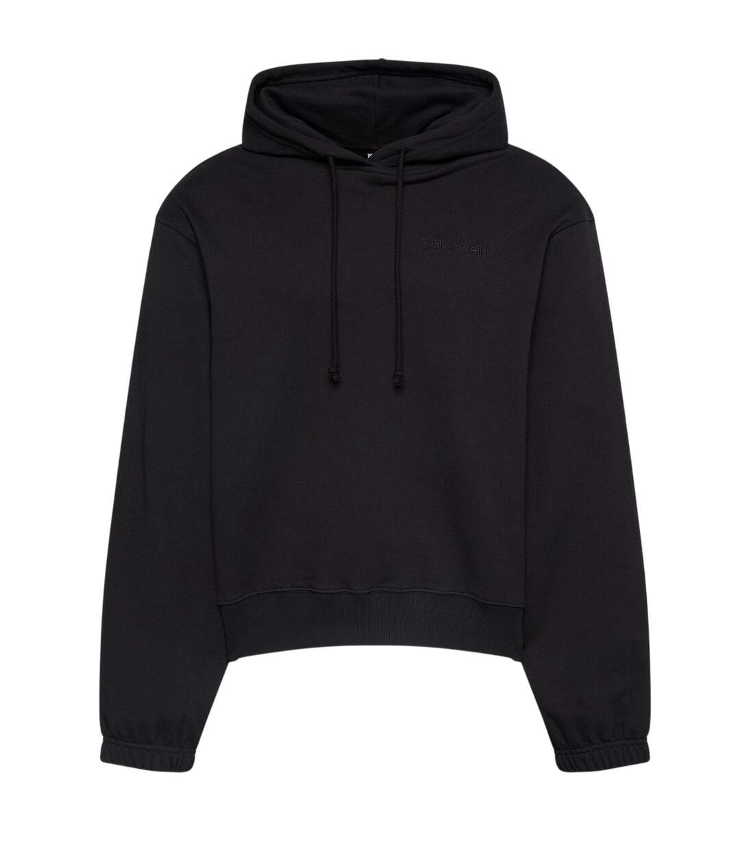 Mens Logo Regular Sweatshirt Black Calvin Klein-2