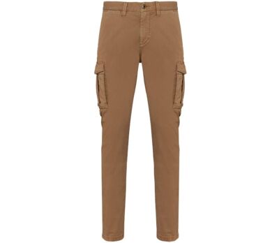 Pantalon cargo délavé écoresponsable - Homme - PAT740 - beige camel