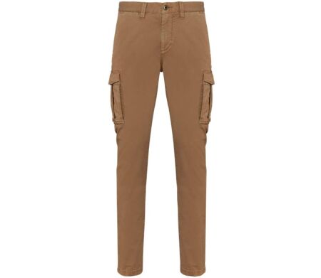 Pantalon cargo délavé écoresponsable - Homme - PAT740 - beige camel