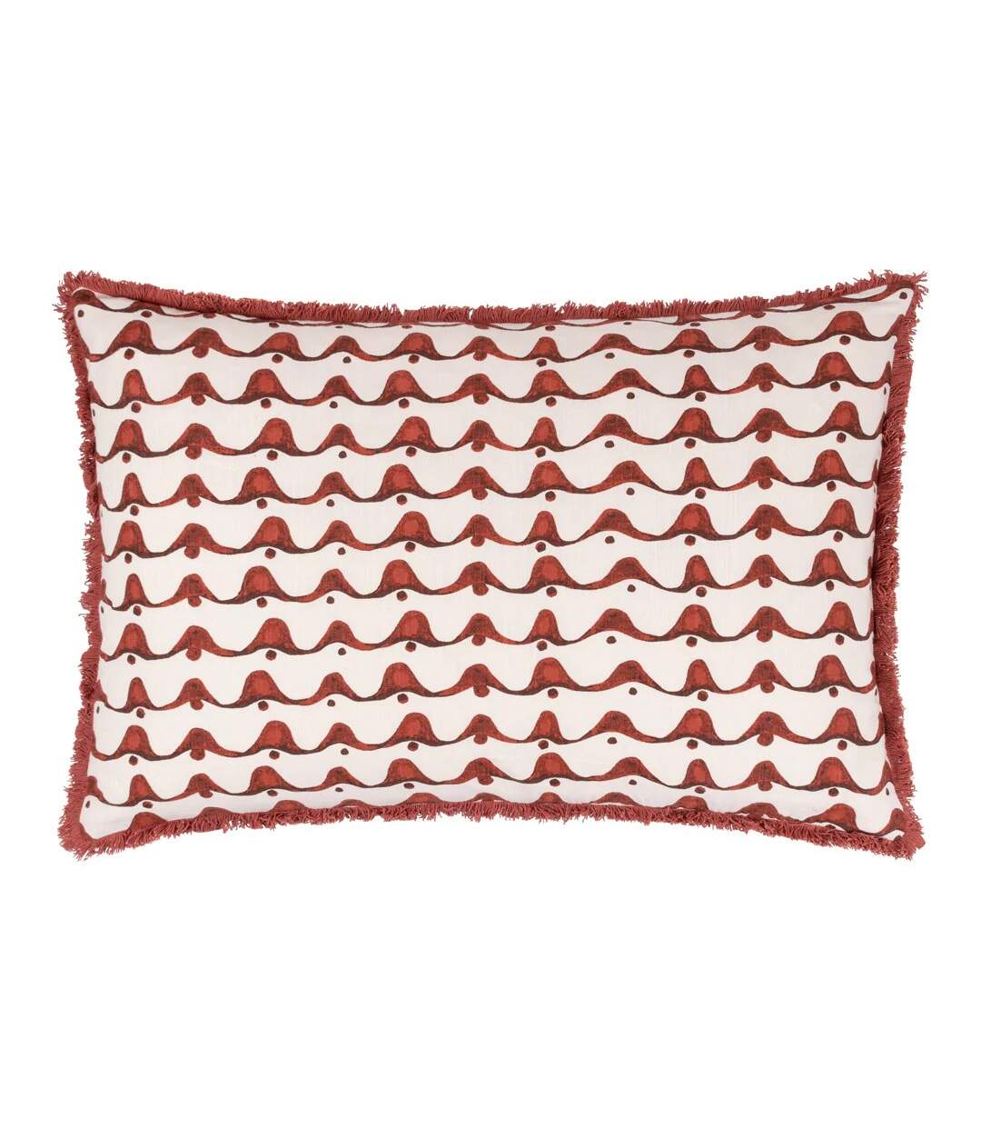 Avery cushion cover 40cm x 60cm chestnut red Hoem-1