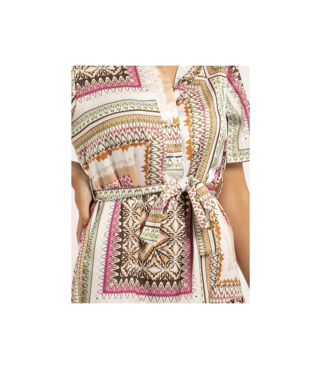 Robe longue motifs ILLUZI - Dona X Lisa-3