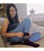1 Pack Ladies Turn Over Top Warm Nordic Bed Socks for Winter-5
