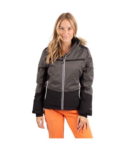 Womens/ladies Temptation Ski Jacket Black Trespass