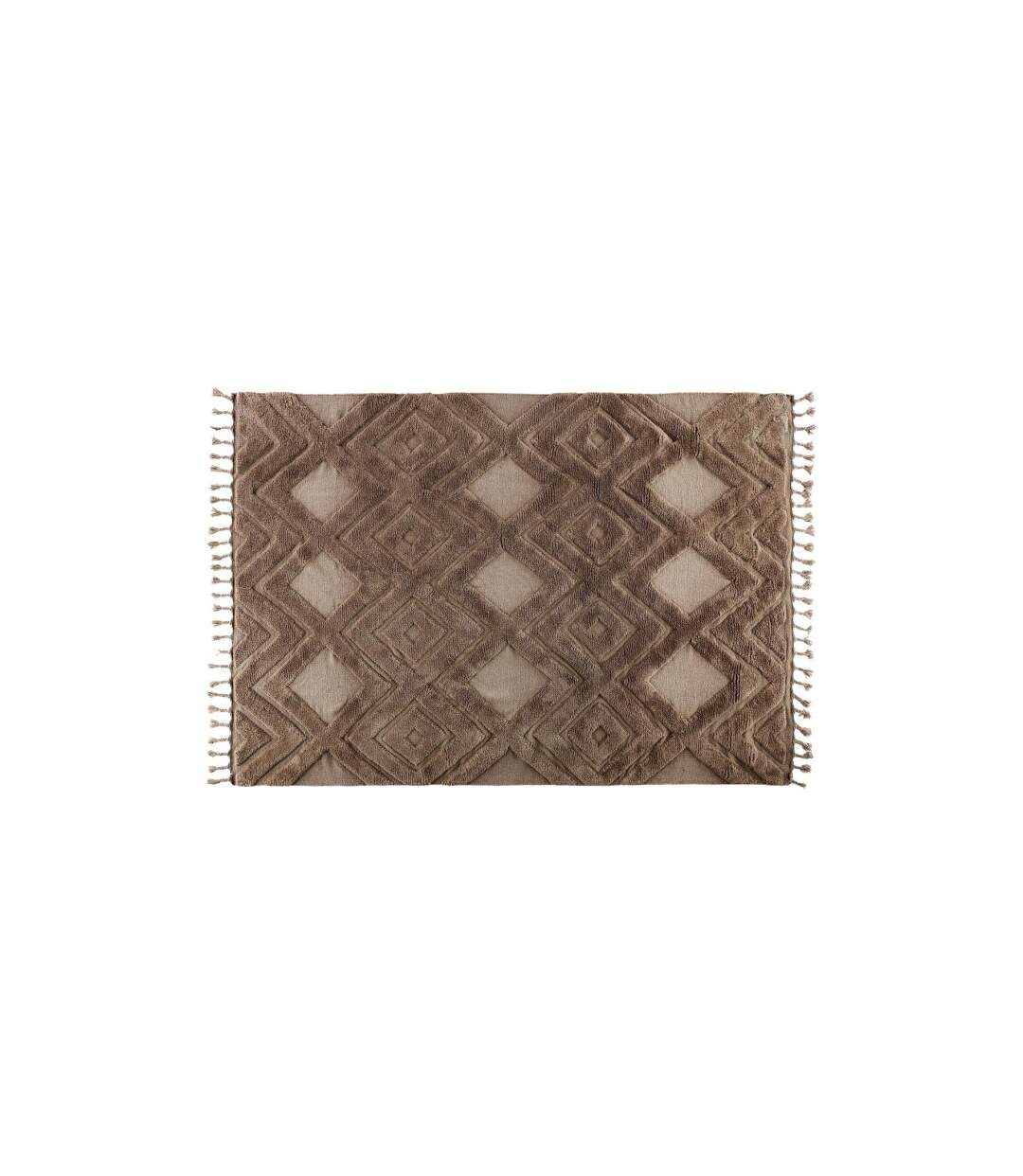 Tapis Déco en Laine Dahlia 300x400cm Marron Foncé-1