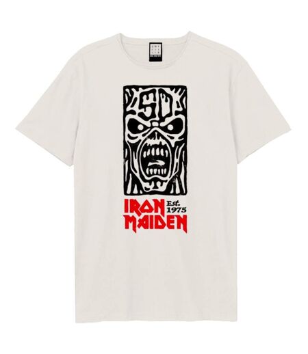 T-shirt 50th Totem Pole Adulte Vieux Blanc Amplified