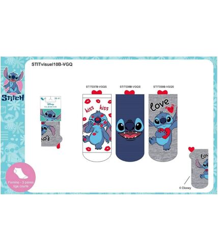 Chaussettes Pack Femme LILO ET STITCH Pack de 6 Paires SNEAKER 0543