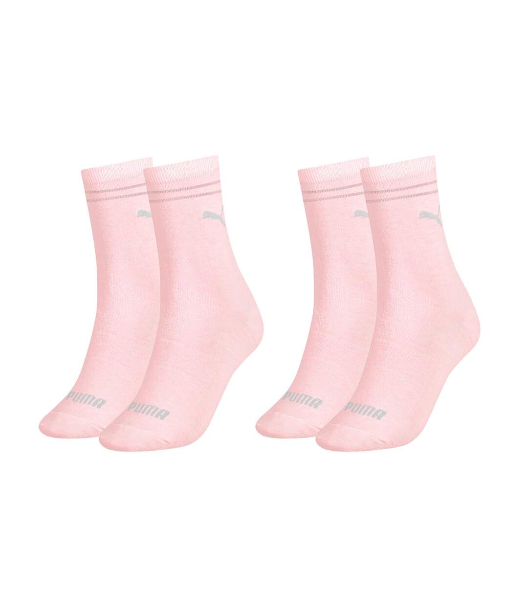 Chaussettes Ville Urbain PUMA Socks CLASSIC Pack de 2 Paires Rose 276 Femme CLASSIC