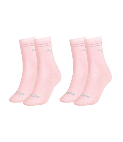 Chaussettes Ville Urbain PUMA Socks CLASSIC Pack de 2 Paires Rose 276 Femme CLASSIC