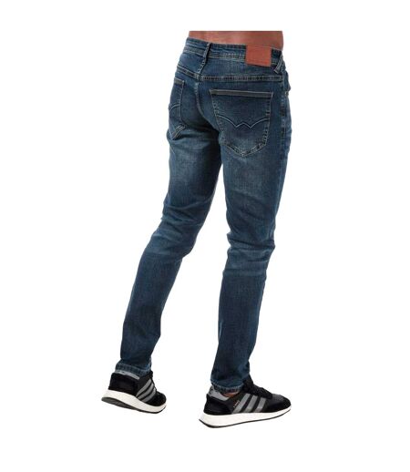 Jean Overbug Homme Bleu Denim Duck And Cover